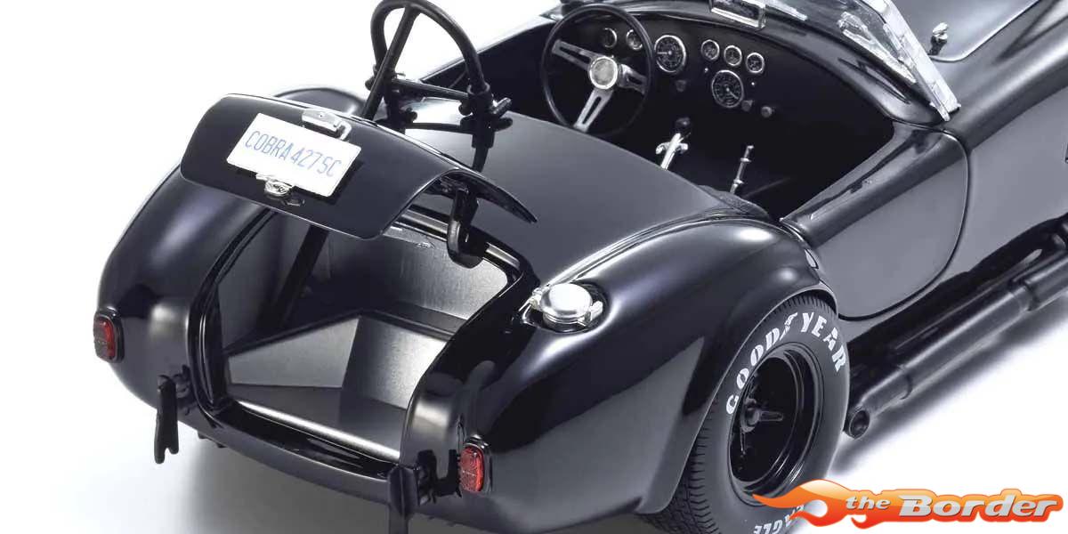 Kyosho 1/18 Shelby Cobra 427 S/C Spider 1962 Black KS08047BK - Afbeelding 7