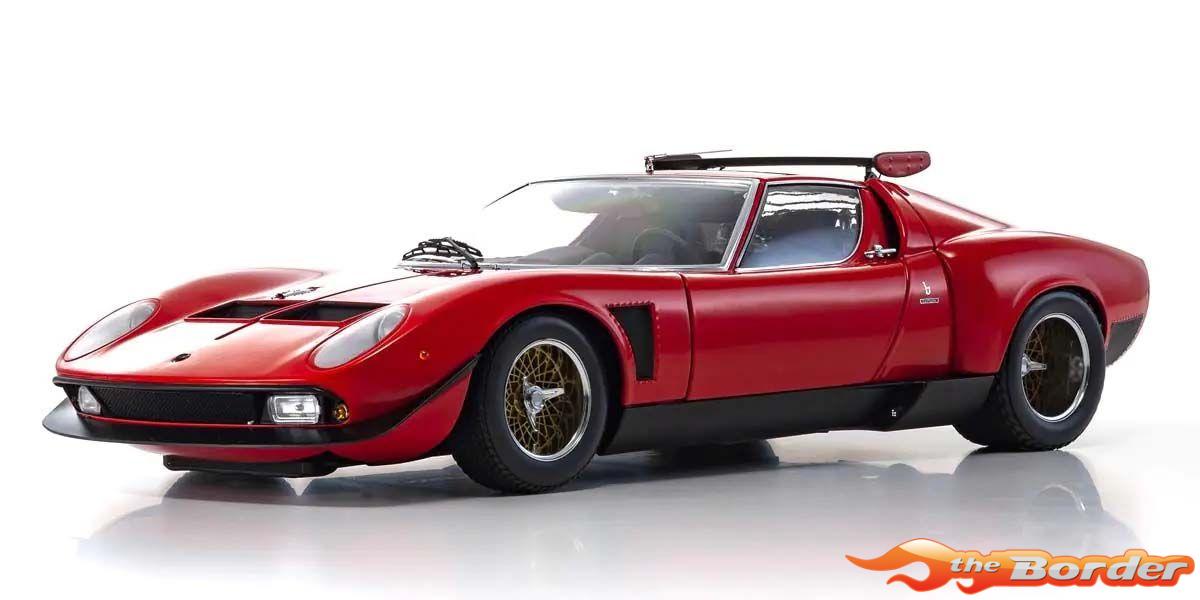 Kyosho 1/12 Lamborghini Miura SVR 1970 Red KS08625R - Afbeelding 6