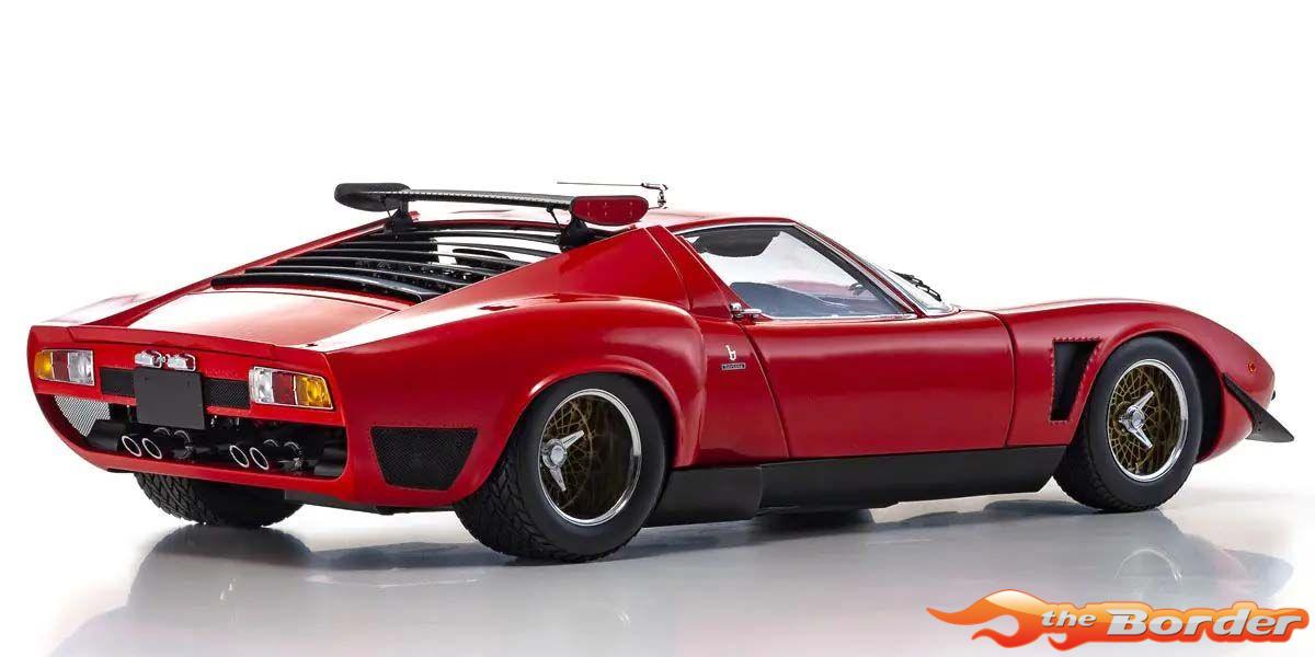 Kyosho 1/12 Lamborghini Miura SVR 1970 Red KS08625R - Afbeelding 5