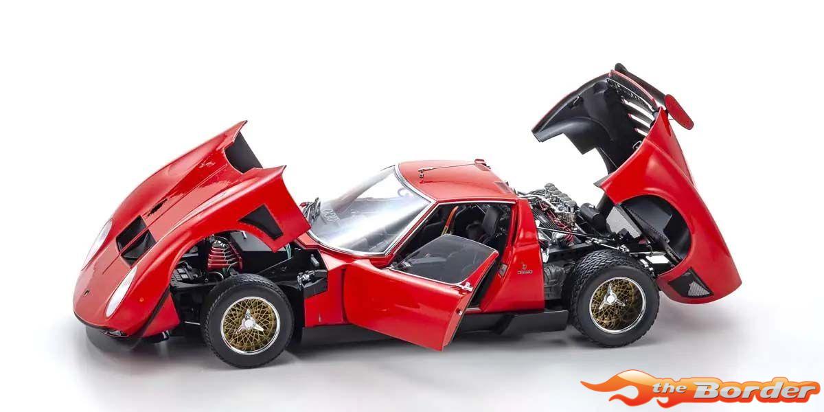 Kyosho 1/12 Lamborghini Miura SVR 1970 Red KS08625R