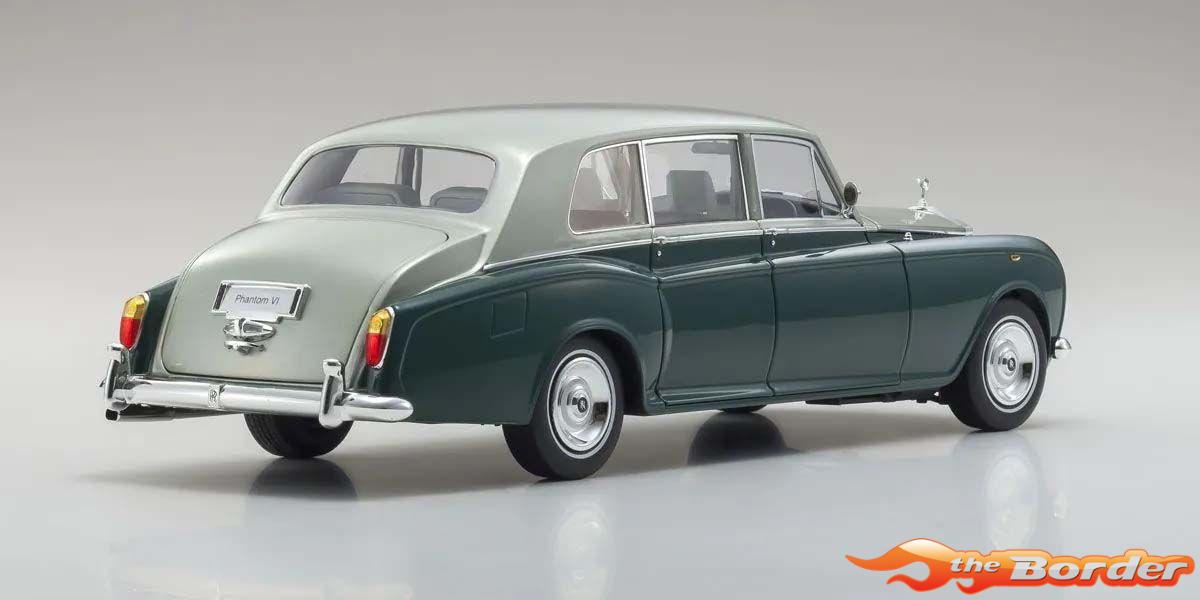 Kyosho 1:18 Rolls-Royce Phantom VI EWB 1968 Green-Silver - Afbeelding 2