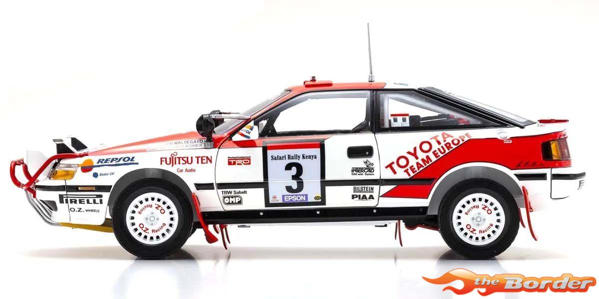 Kyosho 1/18 Toyota Celica GT-Four B.Waldegard Winner Safari 1990 Nr.3 08961A - Afbeelding 3