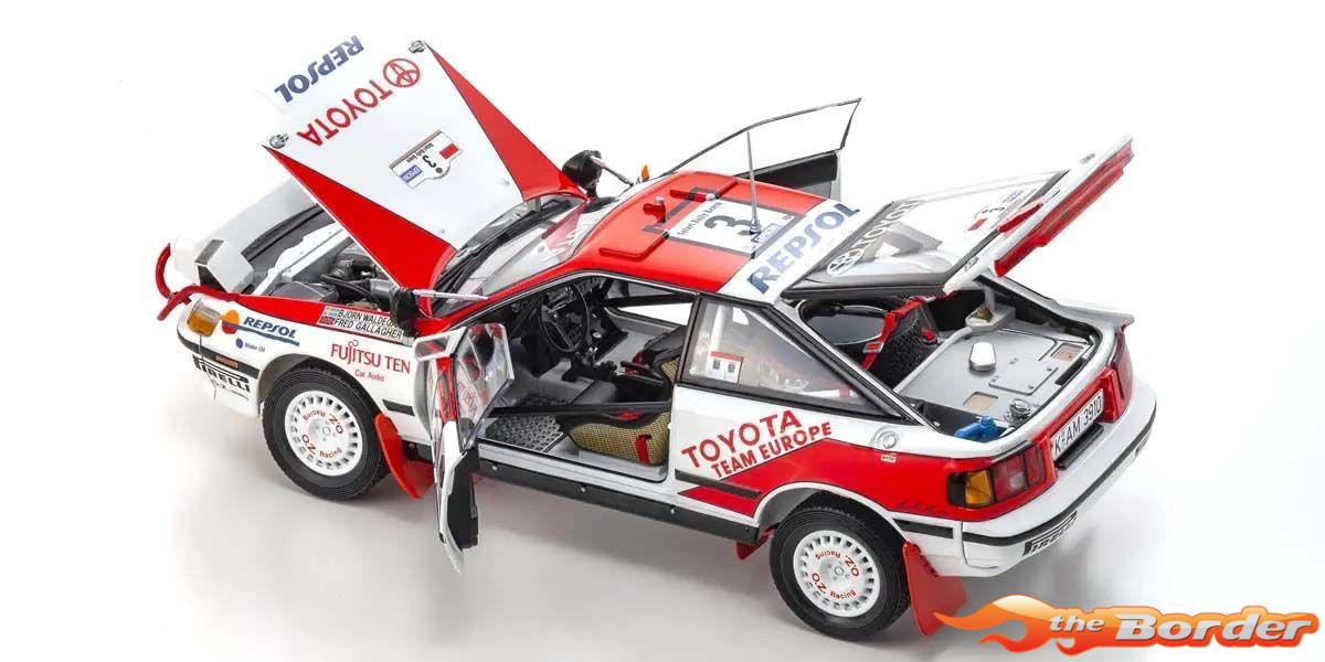 Kyosho 1/18 Toyota Celica GT-Four B.Waldegard Winner Safari 1990 Nr.3 08961A - Afbeelding 4