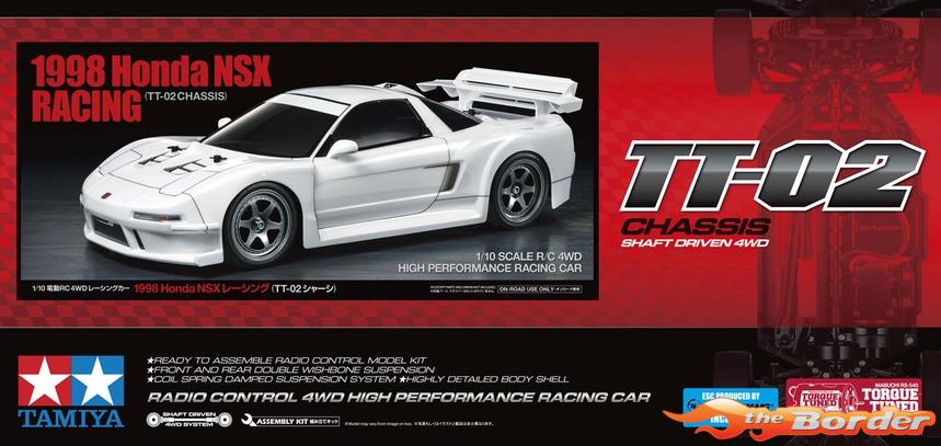 Tamiya 1/10 Honda NSX Racing TT-02 Chassis 58739 - Afbeelding 4