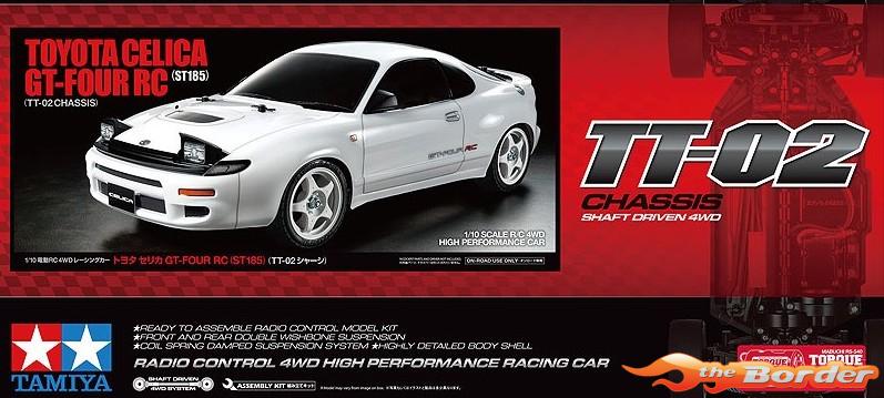 Tamiya 1/10 Toyota Celica GT-Four (ST185) TT-02 Chassis 58730