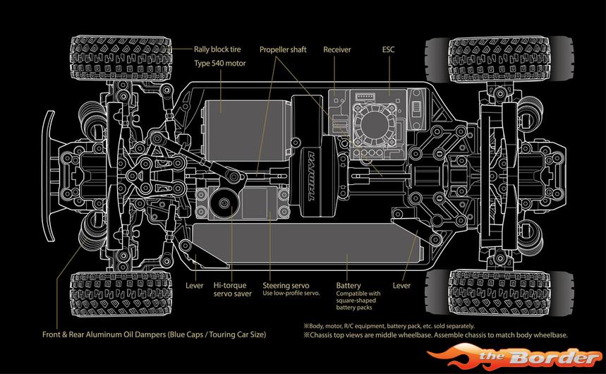 Tamiya XM-01 Pro Chassis Kit 58738 - Afbeelding 3
