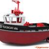 Heng Long 1/72 Tugboat 686 2.4ghz 230mm RTR Zwart - Afbeelding 3