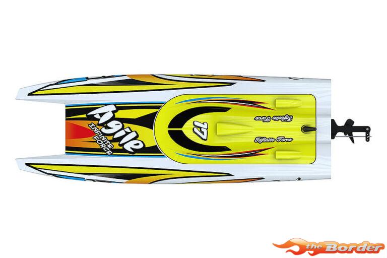 Joysway Smart Cat Catamaran Mini Racing Boat 420mm 2.4Ghz RTR JY8204 - Afbeelding 4