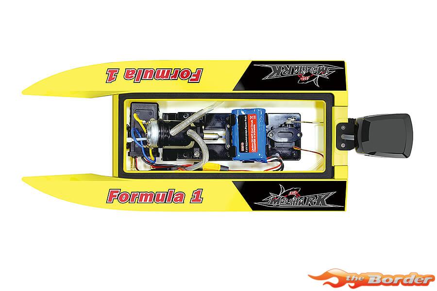 Joysway Mad Shark V3 F1 Mini Racing Boat 420mm 2.4Ghz RTR JY8203V3 - Afbeelding 6