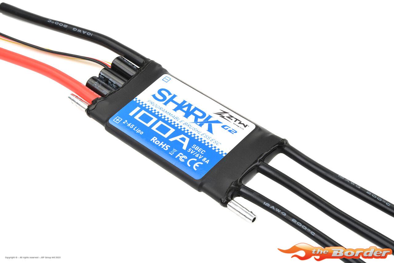 ZTW - Shark 100A SBEC G2 - 2-6S - SBEC 5-6V/8A - Afbeelding 3