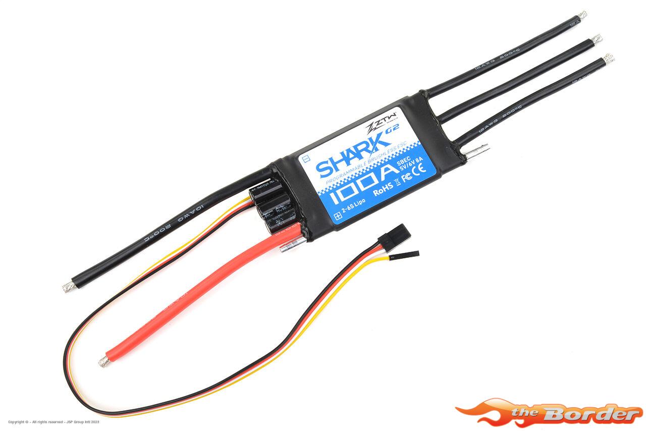 ZTW - Shark 100A SBEC G2 - 2-6S - SBEC 5-6V/8A - Afbeelding 4