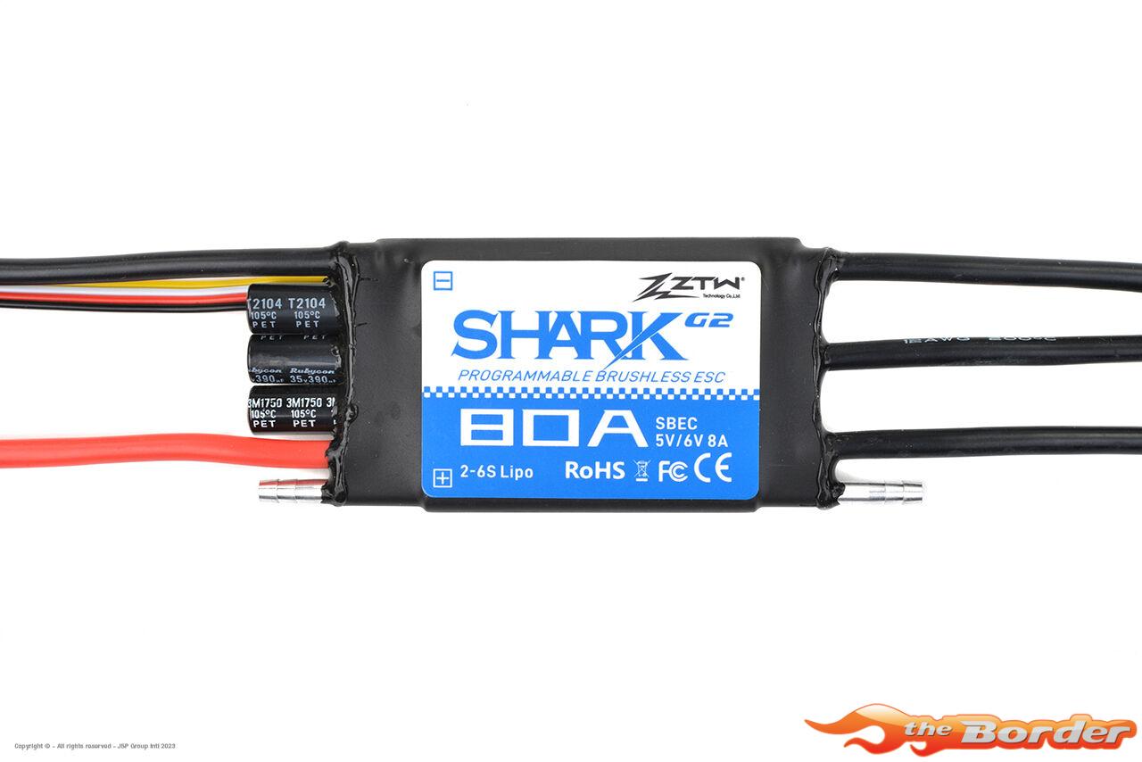 ZTW - Shark 80A SBEC G2 - 2-6S - SBEC 5-6V/4A 6080210 - Afbeelding 3