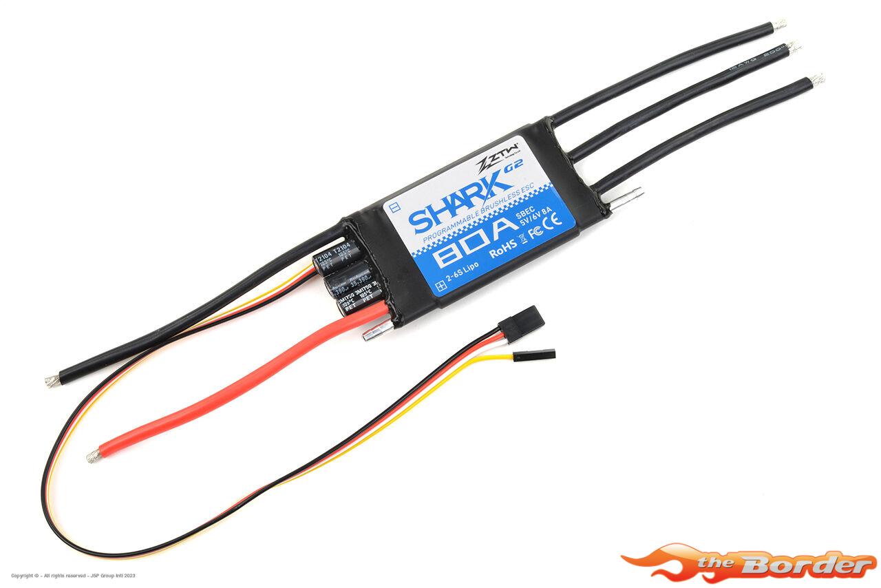 ZTW - Shark 80A SBEC G2 - 2-6S - SBEC 5-6V/4A 6080210 - Afbeelding 4