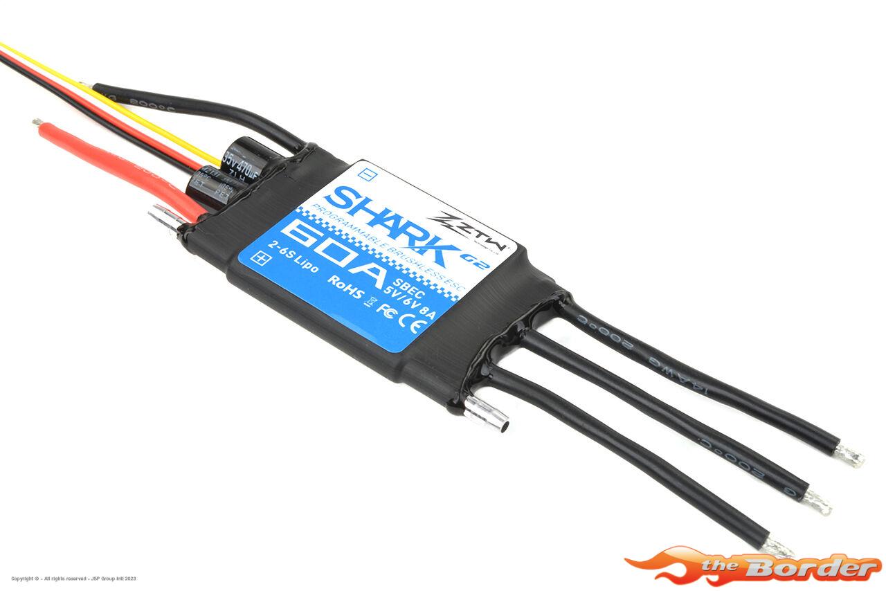 ZTW - Shark 60A SBEC G2 - 2-6S - SBEC 5-6V/4A - Afbeelding 3
