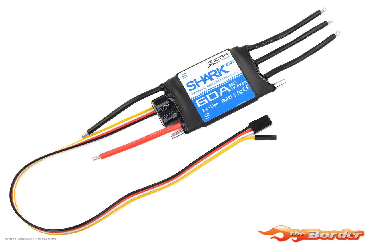 ZTW - Shark 60A SBEC G2 - 2-6S - SBEC 5-6V/4A - Afbeelding 6