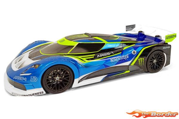 BittyDesign ARES-1 1/10 GT clear body 190mm BD-GT-190AS1
