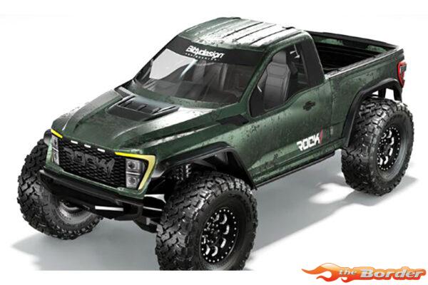 BittyDesign ROCK1 1/10 Clear Body for Vanquish VSV-10 Pre-Cut CR-RK1-VS4