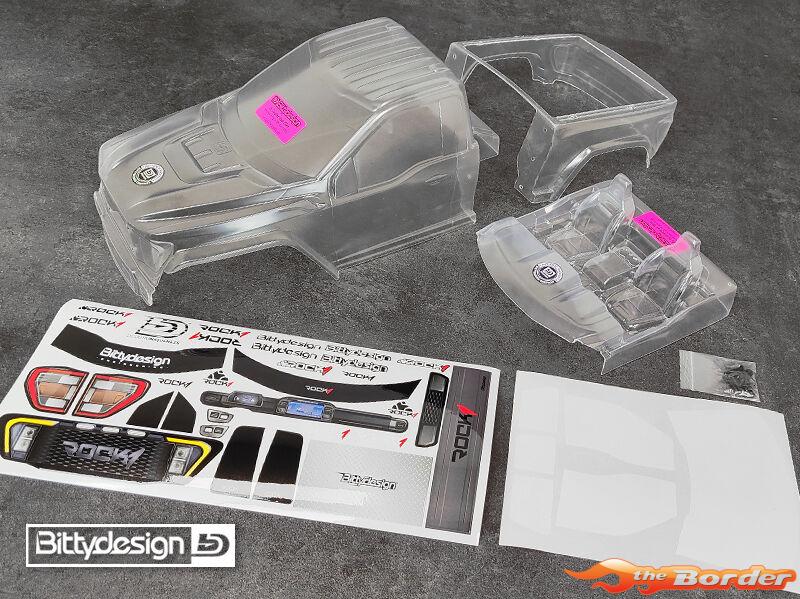 BittyDesign ROCK1 1/10 Clear Body for Vanquish VSV-10 Pre-Cut CR-RK1-VS4 - Afbeelding 4