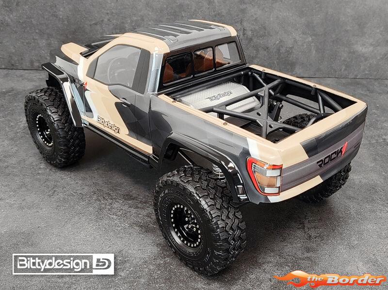 BittyDesign ROCK1 1/10 Clear Body for Vanquish VSV-10 Pre-Cut CR-RK1-VS4 - Afbeelding 10