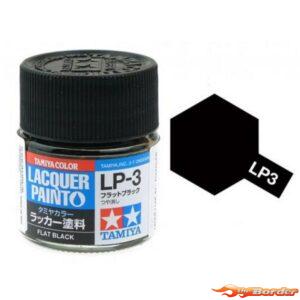 Tamiya Lacquer Paint Flat Black LP-3 82103