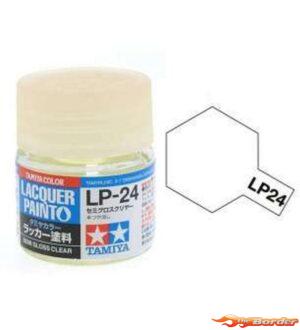 Tamiya Lacquer Paint Semi Gloss Clear LP-24 82124