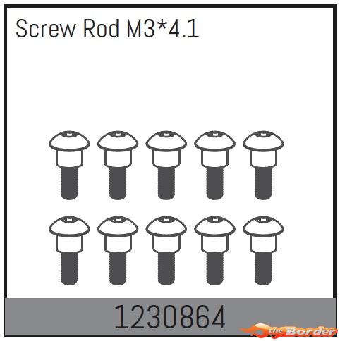 Absima Screw Rods M3x4.1 (10) 1230864