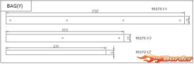 CrossRC JT4 Wooden Frame Decoration Components 97400927