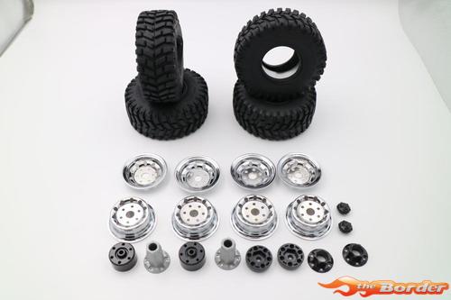 CrossRC PG4L Double Rear Tires (Plated Tires) 97400223