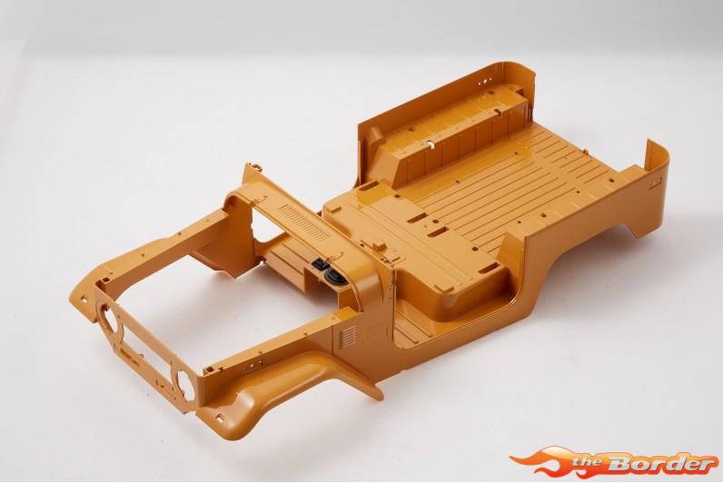 FMS Car Body (Yellow) - 1/10 Toyota FJ40 FMSC1626