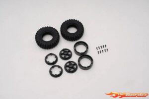 FMS Wheel Set (30ha) - FCX18 LC80 Land Cruiser FMSC3312