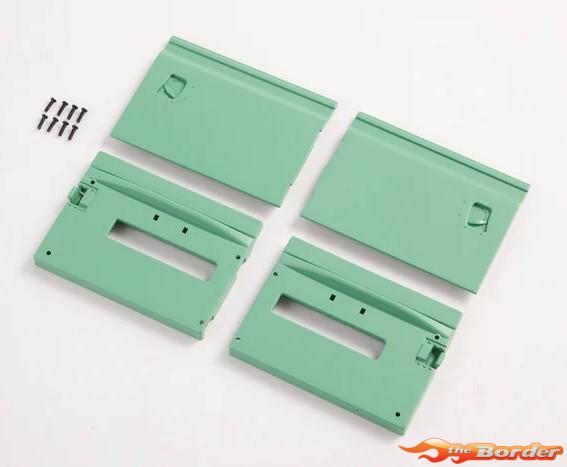 FMS Door Set Green Painted - 1/12 Land Rover FMSC1673