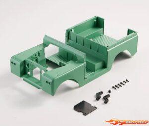 FMS Car Body Green Painted - 1/12 Land Rover FMSC1676