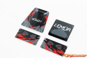 FMS Car Body Shell Red - 1/24 Lemur FCX24 FMSC2288