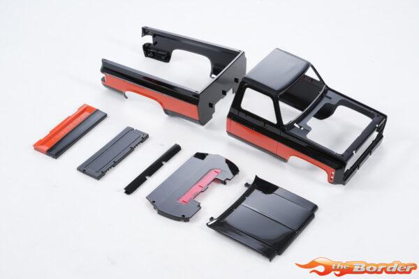 FMS Body Shell Black/Red - FCX18 Chevrolet K10 FMSC2307