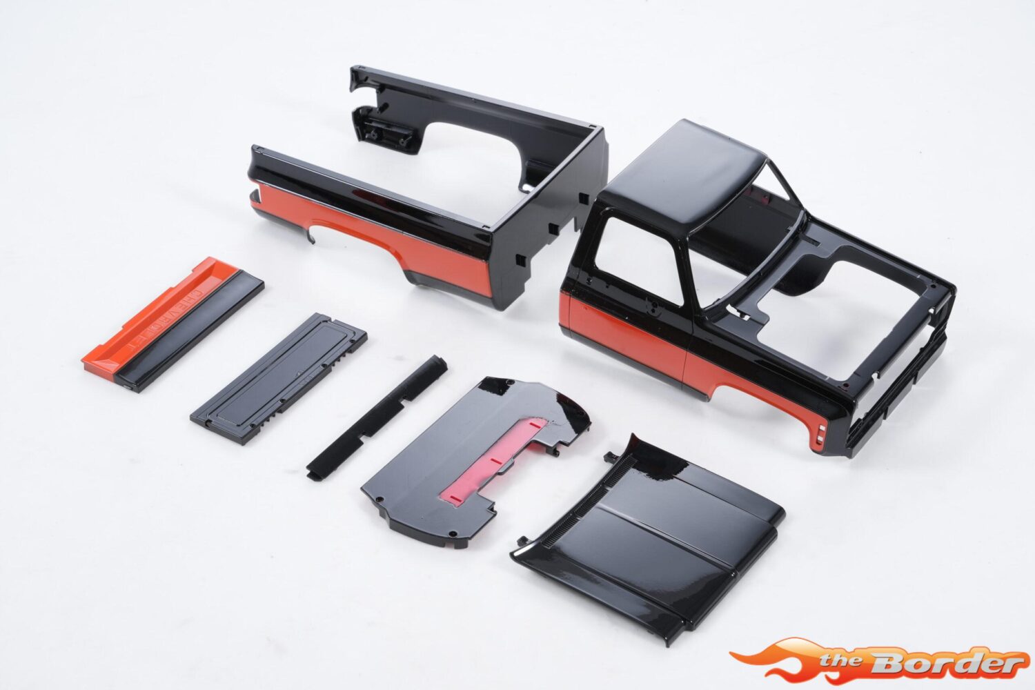 FMS Body Shell Black/Red - FCX18 Chevrolet K10 FMSC2307