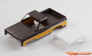 FMS Car Body & Canvas Top Painted (Brown/Yellow) - 1/24 FCX24 FMSC3113