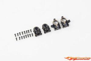 FMS Portal Axle Cover Set Black - 1/24 FCX24 FMSC3137