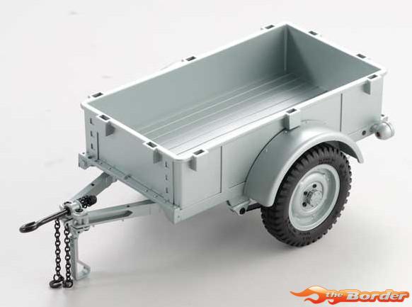 FMS 1/18 - 1/12 Utility Trailer A Gray FMSC3306