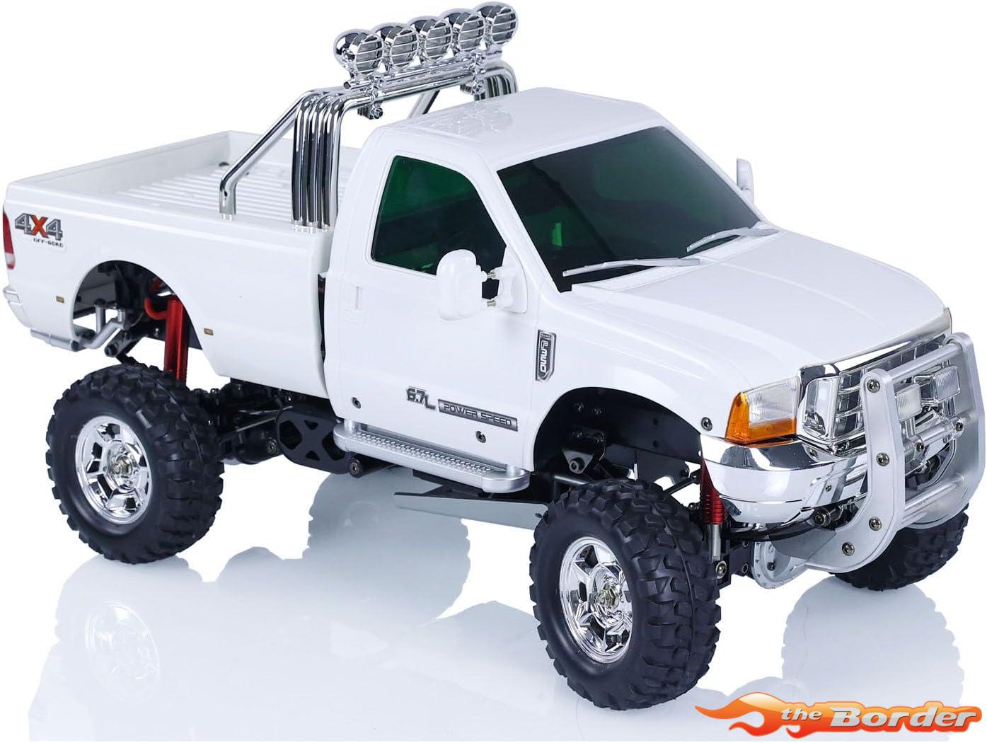 HG P410 2.4Ghz 4x4 Scale F350 Crawler Pick-Up 1/10 RTR Wit - Afbeelding 3