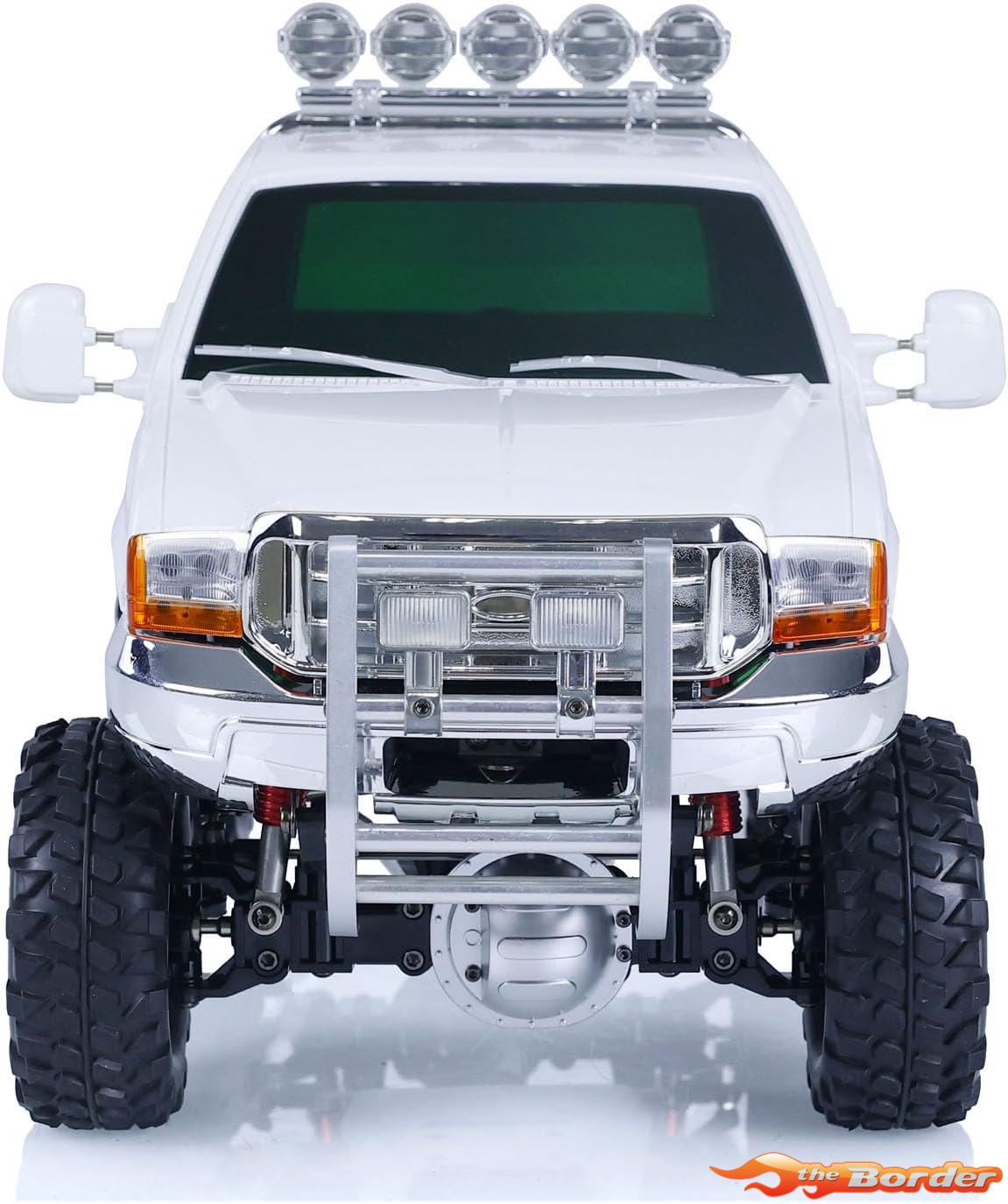 HG P410 2.4Ghz 4x4 Scale F350 Crawler Pick-Up 1/10 RTR Wit - Afbeelding 4
