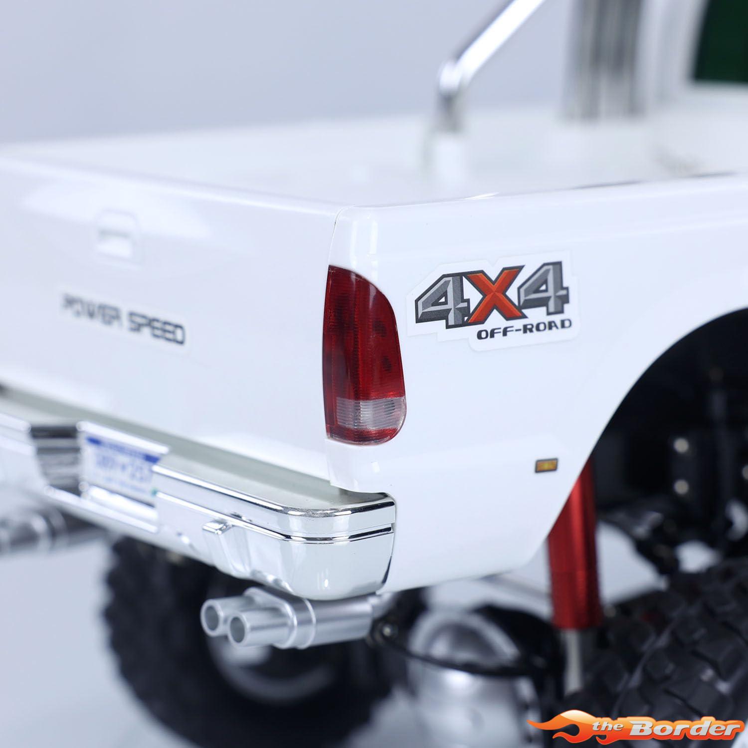 HG P410 2.4Ghz 4x4 Scale F350 Crawler Pick-Up 1/10 RTR Wit - Afbeelding 5