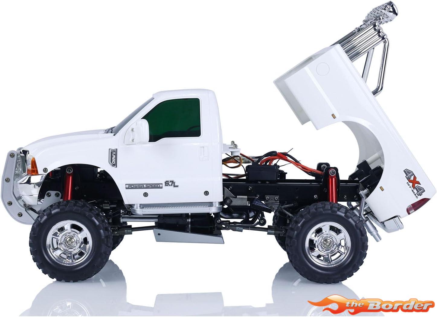 HG P410 2.4Ghz 4x4 Scale F350 Crawler Pick-Up 1/10 RTR Wit - Afbeelding 6