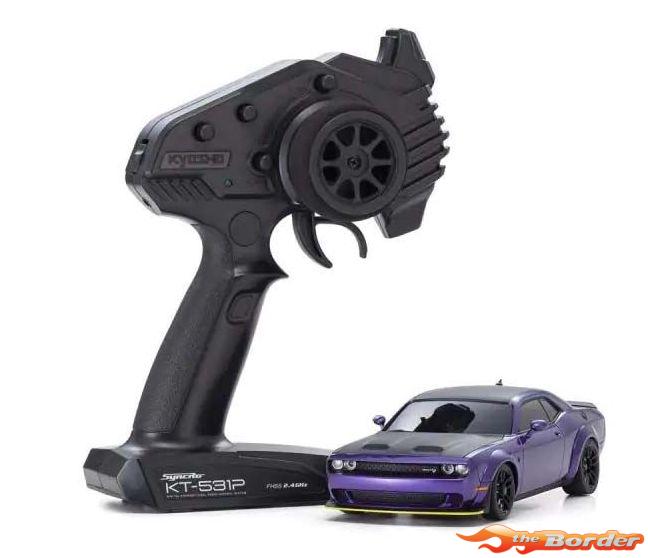Kyosho Mini-Z AWD Challenger SRT Hellcat Redeye Plum Crazy 32621PU