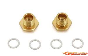 Kyosho Fantom 4WD Front Wheel Hub (2) Gold EF211G