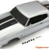 Kyosho Body Chevy Chevelle R SS 454 LS6 - Silver FAB702SB - Afbeelding 2