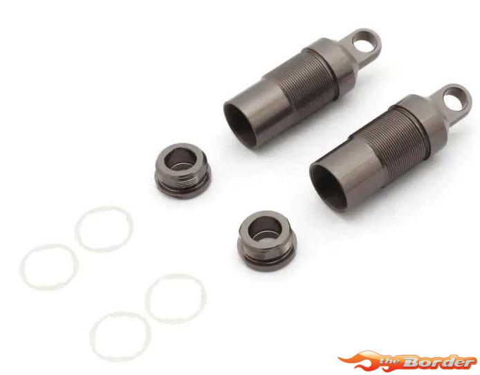 Kyosho Optima Mid Front Shock Case (2) Gun Metal OTW151-01