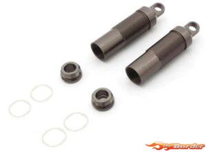 Kyosho Optima Mid Rear Shock Case (2) Gun Metal OTW152-01