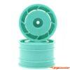 Kyosho Rear Wheels 8D 50mm (2) - Peppermint Green UTH002GR - Afbeelding 2