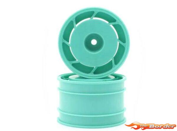 Kyosho Rear Wheels 8D 50mm (2) - Peppermint Green UTH002GR