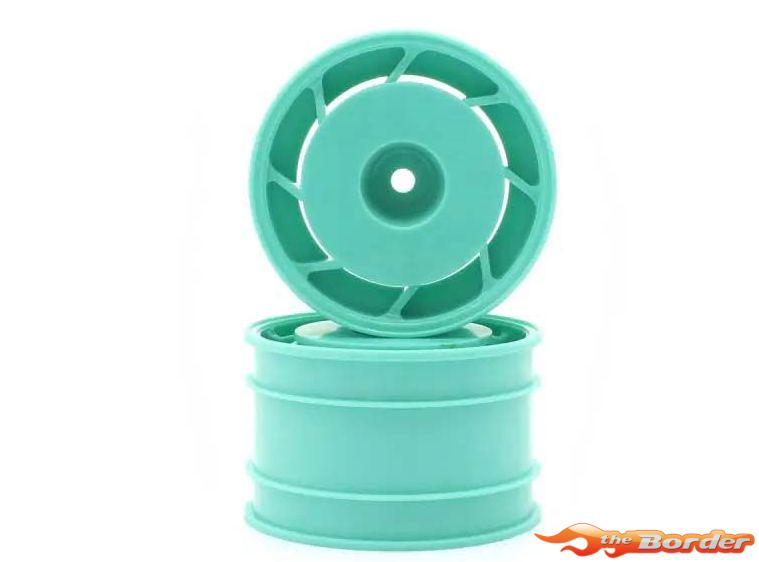 Kyosho Rear Wheels 8D 50mm (2) - Peppermint Green UTH002GR